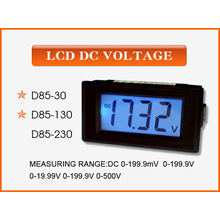 Dm85-30 Indicateur de panneau numérique LCD LCD populaire